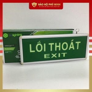 Đèn exit 1 mặt chỉ dẫn thoát hiểm DEN-TH-99