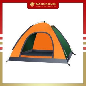 Lều cắm trại tự bung dành cho 1-2 người màu cam xanh (không cần lắp)