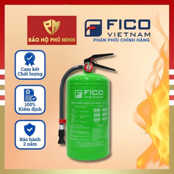 Bình chữa cháy gốc nước FICO 3.5 lít